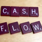 Cash flow sign 
